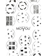 MoYou Image Stamping Plates Nail Art Decoration Professional Manicure De... - $9.99