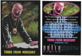 The Outer Limits OmniChrome Mail-In Set of 6 Trading Cards DuoCards 1997 NEAR MT - £7.69 GBP