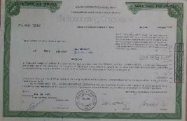 a 1975 Lin Broadcasting Corp Stock Certificate - Old Rare Vintage Scripophilly - £61.82 GBP