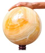 Huge 275MM Yellow Calcite Crystal Chakra Healing Metaphysical Stone Gift... - $2,988.38