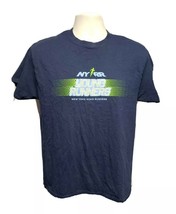 NYRR New York Road Runners Young Runners Adult Medium Blue TShirt - £11.66 GBP