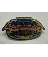 Harley Davidson Mid America Columbia, Missouri Motor Cycles Pin Pinback - €12,11 EUR