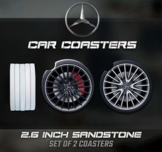 Mercedes Car Coasters, Mercedes Accessories, Mercedes Car Coaster - £7.71 GBP