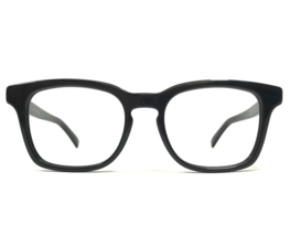 Gucci Eyeglasses Frames GG0457O 001 Polished Black Square Horn Rim 49-19-140 - £141.04 GBP