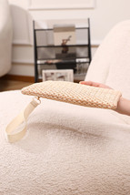 Beige Woven Zipper Wrist Strap Square Handbag - $5.78