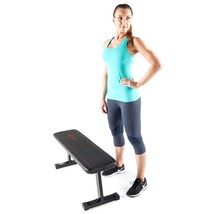Marcy Flat Utility 600 lbs Capacity Weight Bench for Weight Training and... - £91.99 GBP