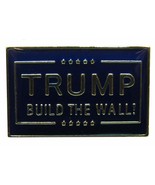 Wholesale Pack of 50 Trump Build The Wall! Blue Bike Hat Cap lapel Pin - €124,29 EUR