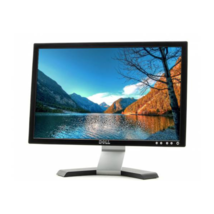 Dell E198WFP Widescreen LCD 19&quot; Computer Monitor PC Display VGA DVI Port Black - £33.85 GBP