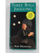 NEW Three Ball Juggling How to Rob Weinstein (VHS, 1995) Factory Sealed - €14,57 EUR