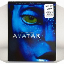 Avatar (Blu-ray/DVD, 2009, Widescreen) Like New w/Slipcover !     Zoe Saldana - £6.62 GBP