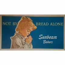 1976 Sunbeam Bread Store Window Sign New Old Stock Vintage WS - £13.33 GBP