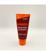  Mando 72 Hr Whole Body Deodorant Invisible Cream Bourbon Leather Scent 2.2 Oz - $23.75