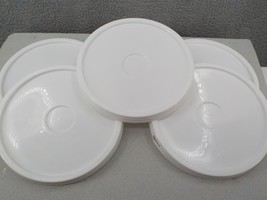 Pureplastic Bucket Lids 5 Pack Round Pail Lids Only 5 Gallon Food Grade Euc - $9.99