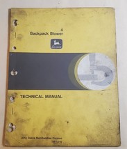 John Deere TM-1210 Technical Manual for Model 4 Backpack Blower - $23.38