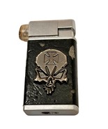 Vintage Lighter Skull Chopper Evil Working But Needs Fluid - $25.99 CAD
