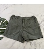 Royal Robbins Mens Vintage Y2k Pleated Chino Shorts Size 36 Green Khaki - $482.63 MXN