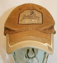 John Deere Founders 200 Birthday Distressed Destroyed Dad Cap Hat Strapback - £14.08 GBP