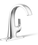 Kohler K-R30577-4D-CP Cursiva Single Hole Single-handle Bathroom Sink Fa... - €64,03 EUR