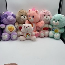 Care Bears 1980&#39;s 90&#39;s Kenner Care Bears Lot Of 6  Good Condition Plush - £36.58 GBP