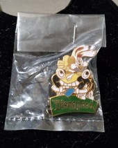 Disneyland Roger Rabbit Benny the Cab 1980s Pinback Label Pin New in Pac... - $10.40