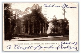 Courthouse and Jail Jersey City New Jersey NJ 1906 UDB Postcard V11 - £4.62 GBP