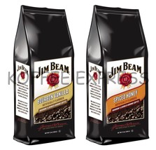 Jim Beam Bourbon Vanilla & Spiced Honey Ground Coffee, 12 oz ea - £23.42 GBP