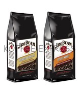 Jim Beam Bourbon Vanilla &amp; Spiced Honey Ground Coffee, 12 oz ea - £23.88 GBP