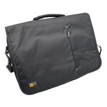 Case Logic 17&quot; Laptop Messenger Bag Black Teal Model VNM-217 Exc Condition - $35.00
