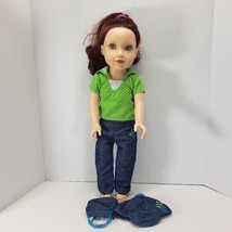 2012 Journey Girls 18&quot; Auburn Hair Green Eyes Kelsey Doll Toys R Us Retired - £15.25 GBP