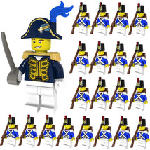American Revolutionary War US Navy Marine Corps Soldier 21pcs Minifigures Toys - £21.20 GBP