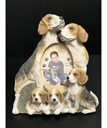 3D Beagle Dog Family Picture Frame 8.5” X 7” E&amp;S Import NWT New With Tags - $15.12