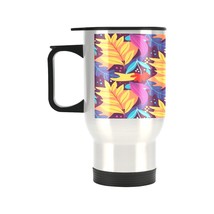Insulated Stainless Steel Travel Mug - Commuters Cup - Foliage  (14 oz) - £11.93 GBP