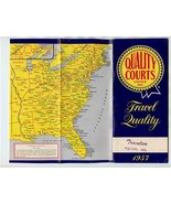 1957 Quality Courts United Complimentary Directory with Map Motels - £14.03 GBP