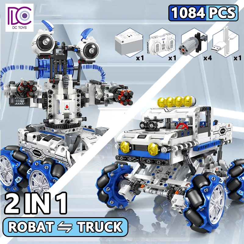 1084PCS 2022 Combat Robot Building Block 2 in 1 High Difficulty Technica... - $357.00