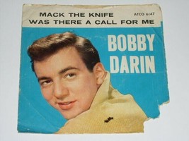 Bobby Darin Mack The Knife 45 Rpm Record Picture Sleeve Only Atco Label - £12.71 GBP