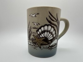 Vintage Down East Sealife Coffee Mug 3 7/8 inches NB4 - $225.42 MXN