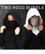 TWO Assassin Ninja Mask Hoods Ren Faire Comic Con Dnd Festival Costume C... - £40.91 GBP