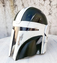 Acero Mandalorianos Casco Verde Militar Pintado a Mano Casco Star-Wars Regalo - £128.34 GBP