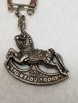 Foire du Trone Paris Fair Souvenir Keychain Rocking Horse Design 1960s M... - $12.30