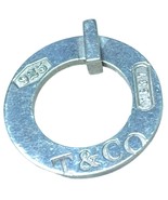 Tiffany &amp; Co Sterling Silver 1837 Circle Pendant * Retired * - $159.53 CAD