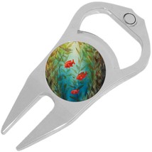 Kelp Forest Golf Ball Marker Divot Repair Tool Bottle Opener - £9.38 GBP