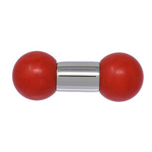 8mm gauge Fireball Barbell, Internally threaded 316L Stainless Steel body - £15.13 GBP