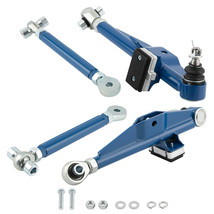 4pcs Front Lower Control Arms &amp; High Angle Tension Rods for Nissan 240SX 89-98 - £213.34 GBP