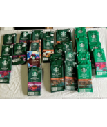 Empty 28 Starbucks brand coffee bags collectible advertising craft art s... - €21,45 EUR