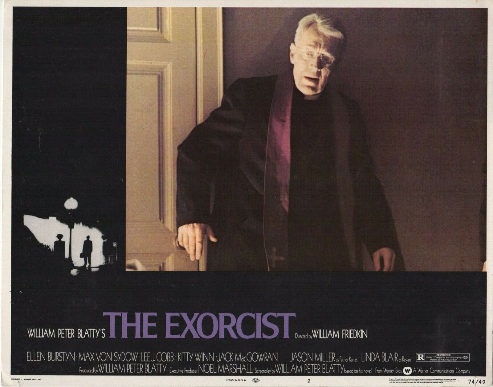 *William Friedkin&#39;s THE EXORCIST (1973) Max von Sydow Confronts Possesse... - $75.00