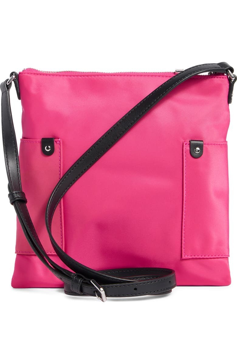 Marc Jacobs Preppy Swing Nylon Flat Crossbody Bag ~NWT~ Hot Pink Item image 3