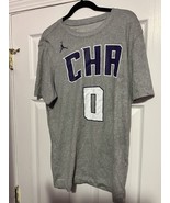 Nike Jordan Charlotte Hornets Dri Fit T-shirt Men&#39;s Size Medium - $20.00