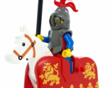 Lego Vintage Castle King&#39;s Mountain Fortress Minifigure Knight w/Barding... - £26.05 GBP