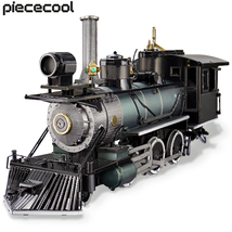 Piececool Puzzle 3D Metal Mogul Locomotive 282Pcs Assembly Model Building Kit - £34.29 GBP