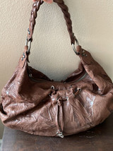 Womens Brown  Shoulder Bag Handbag  Studded Hobo - £15.63 GBP